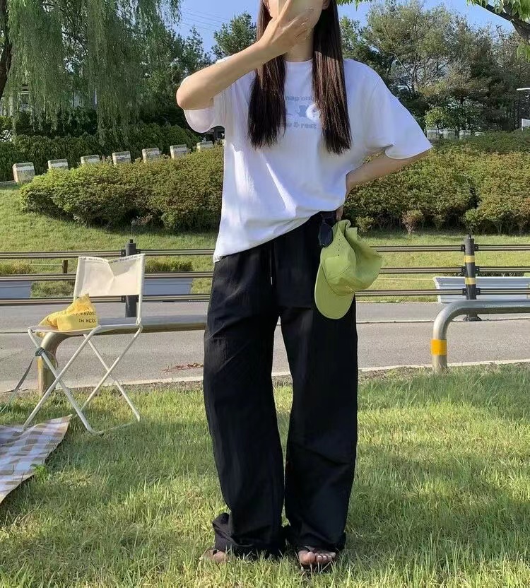 GAMGAK/NEMORETHING東大門實拍韓國女士新品人氣推薦休閑褲GAMGAK/NEMORETHING休閑褲