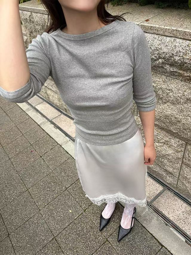INBIBLE韓國東大門直郵女裝新款休閑熱賣人氣26夏季長袖T恤INBIBLE長袖T恤圖色1