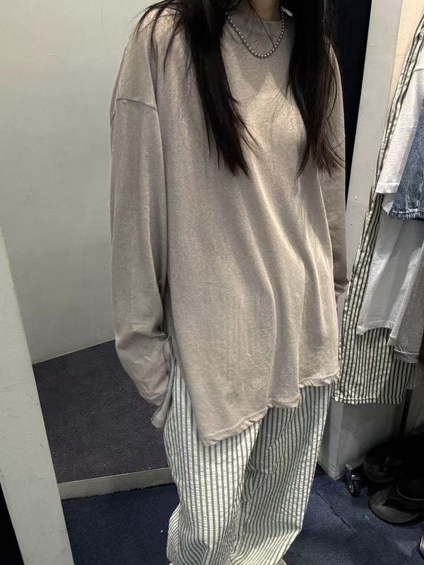 INBIBLE韓國東大門直郵女士新款熱賣休閑時尚人氣長袖T恤INBIBLE長袖T恤圖色4