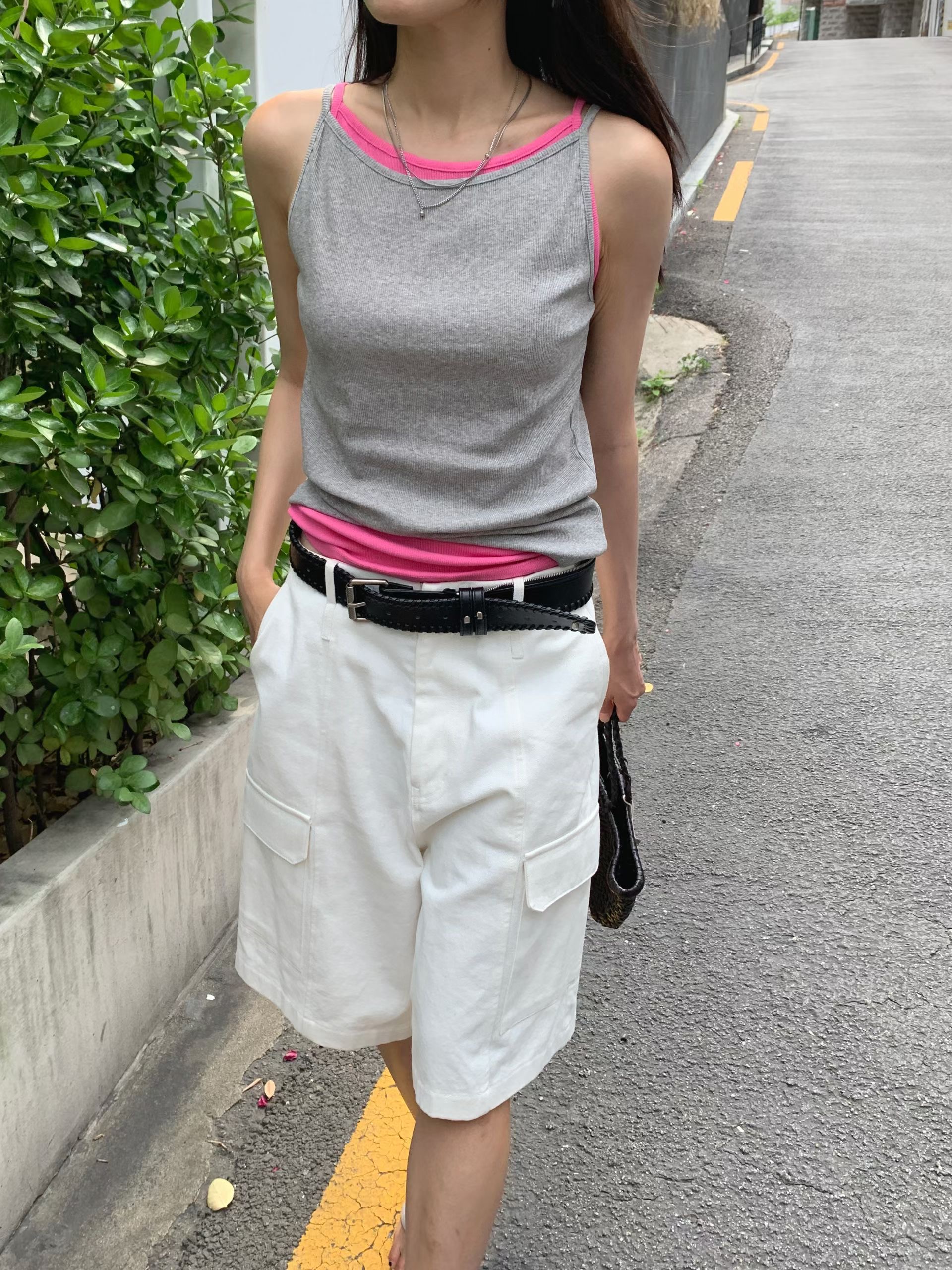 ACRE東大門實拍韓國女裝新品推薦熱賣吊帶背心不含內搭無袖ACRE吊帶/背心