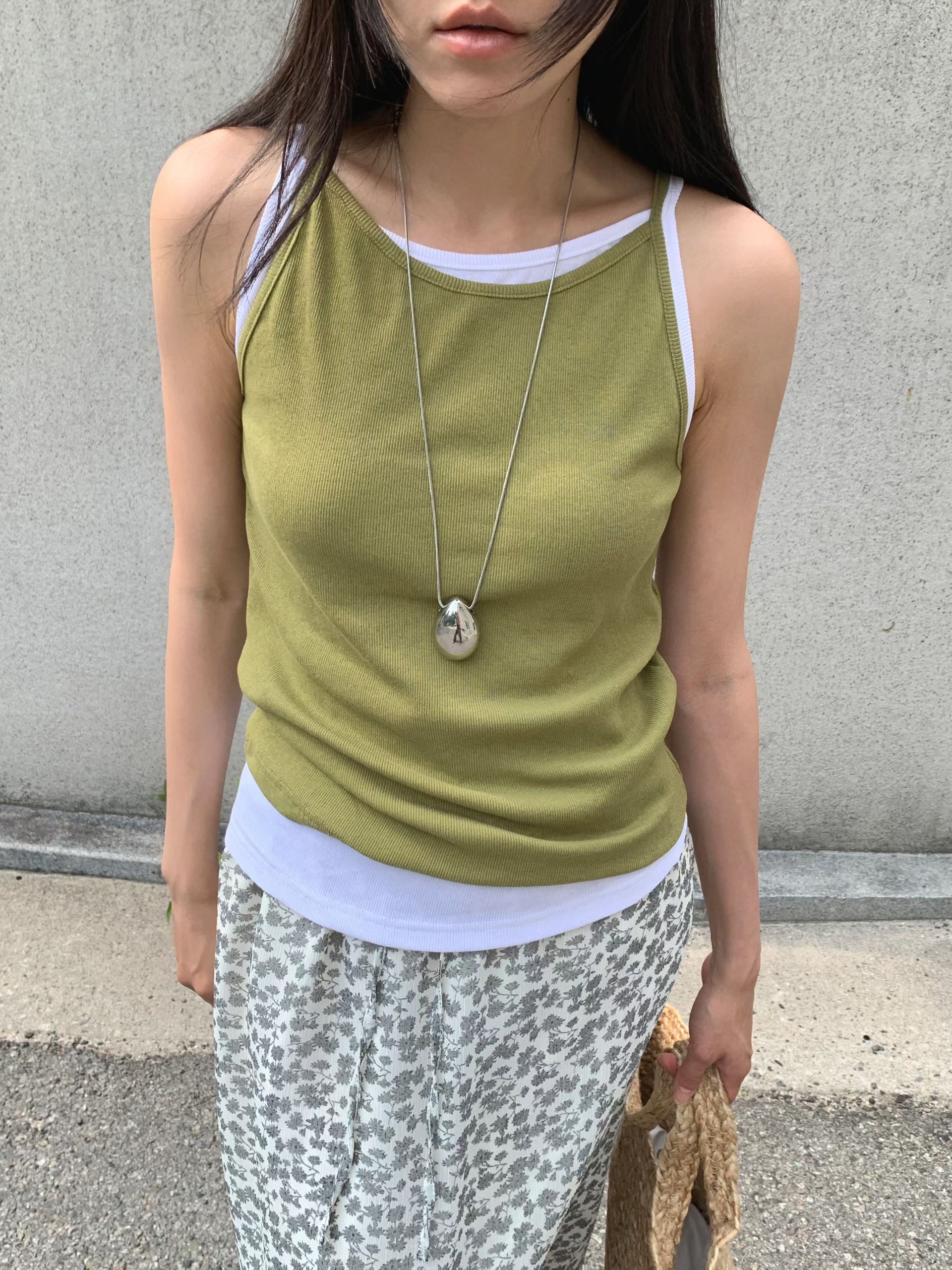 ACRE東大門實拍韓國女裝新品推薦熱賣吊帶背心不含內搭無袖ACRE吊帶/背心圖色3