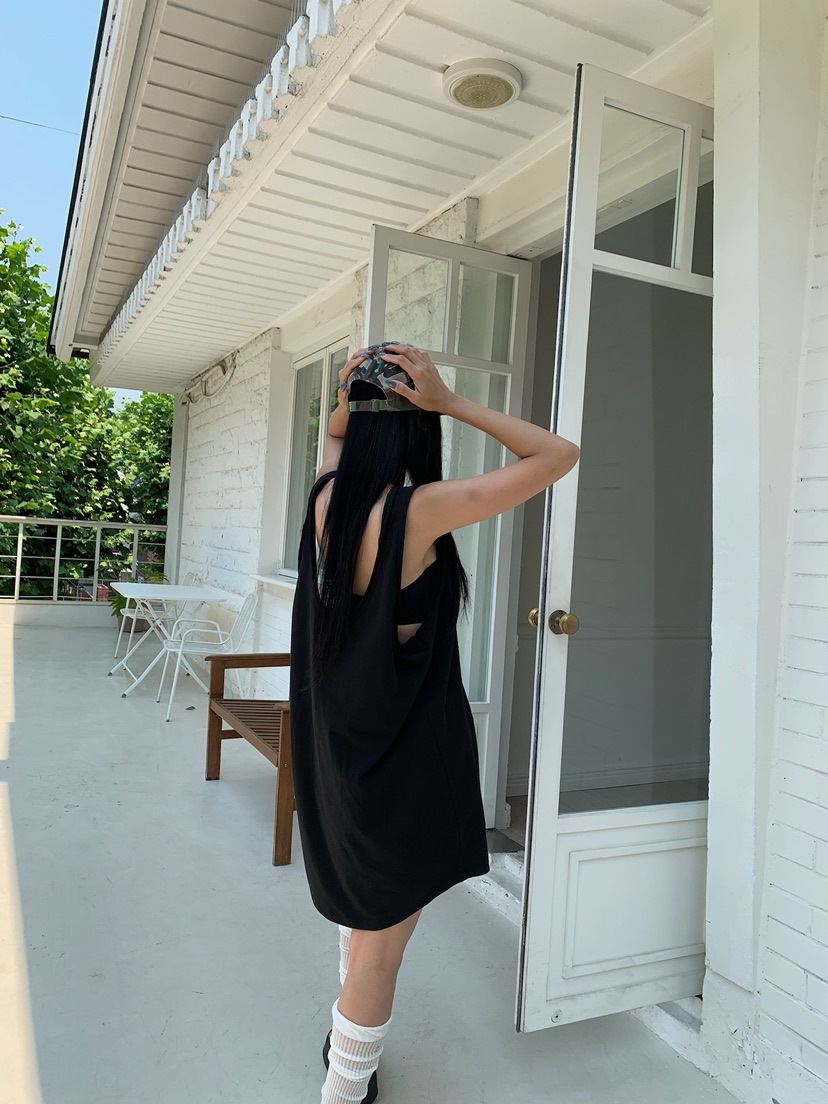 BADCALM韓國東大門代購女裝新品休閑時尚推薦26夏季吊帶背心BADCALM吊帶/背心