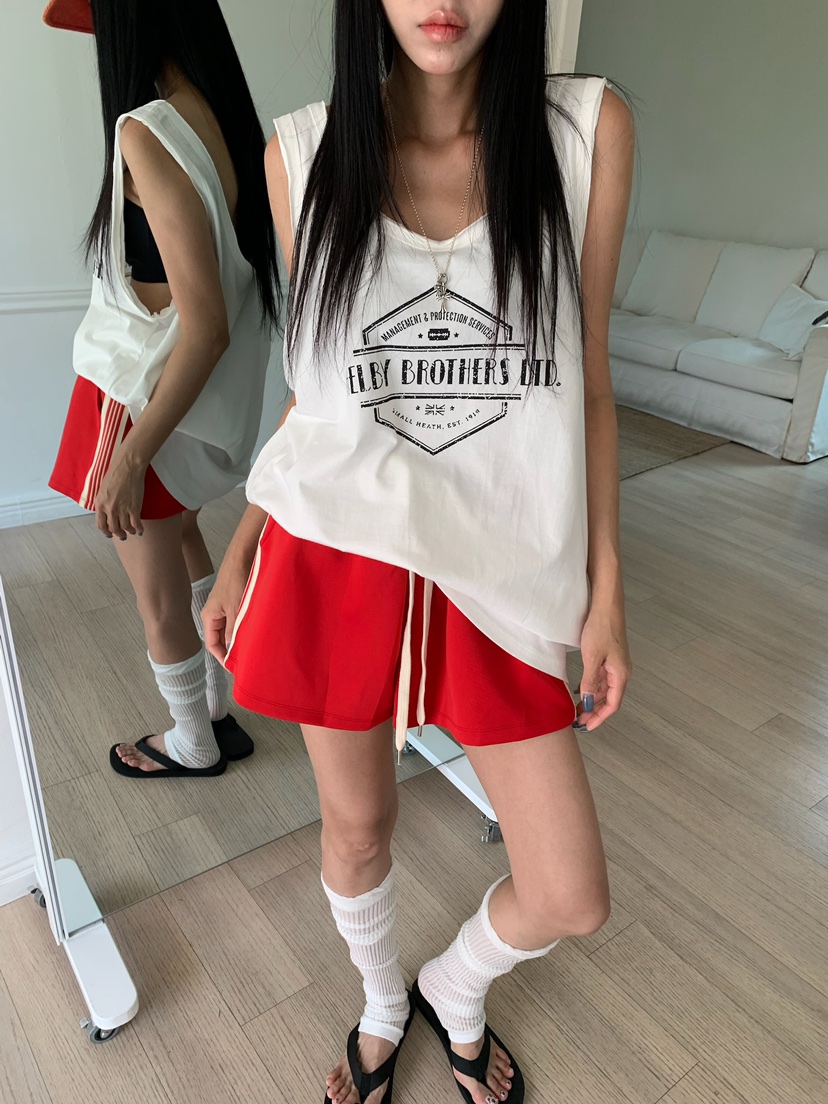 BADCALM韓國東大門代購女裝新品休閑時尚推薦26夏季吊帶背心BADCALM吊帶/背心圖色2