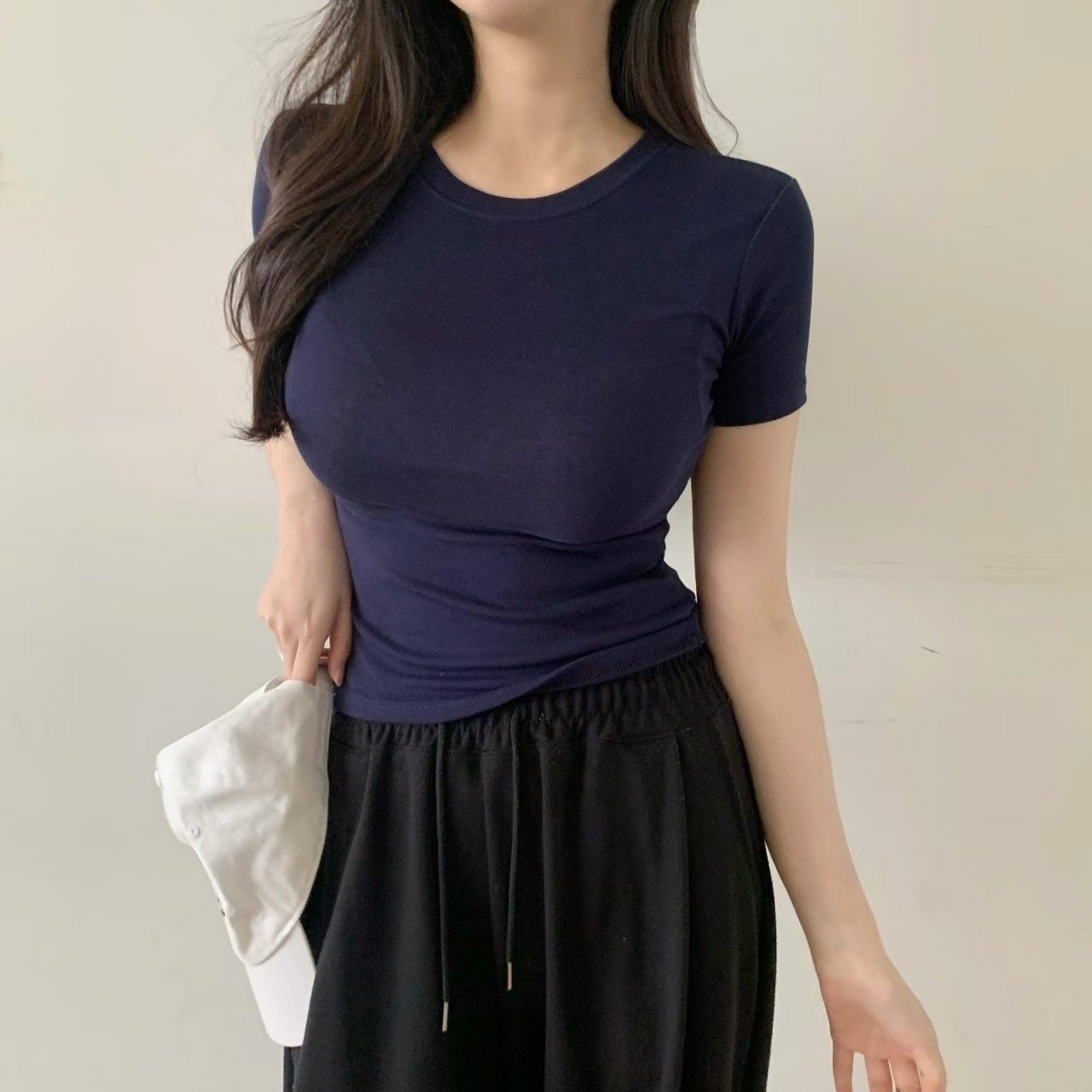 PUDDING韓國直郵女士新品人氣休閑推薦時尚熱賣26夏季T恤PUDDINGT恤