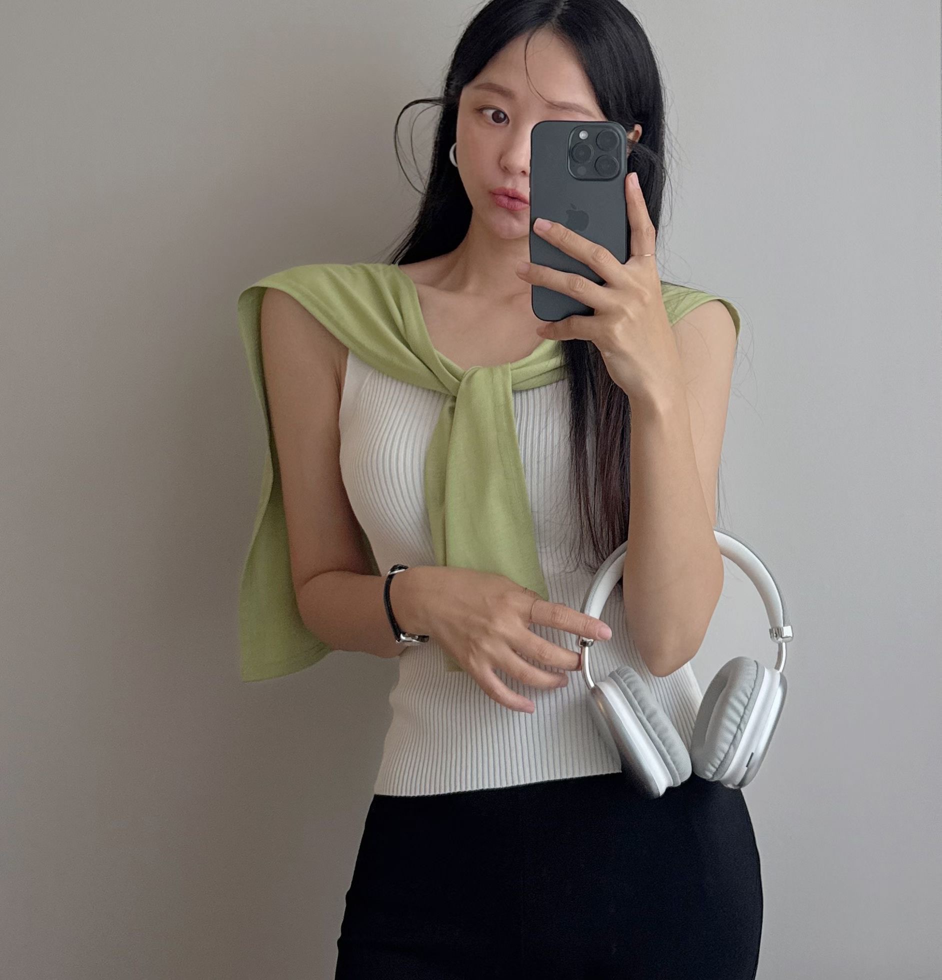 PUDDING韓國東大門代購女士新品時尚熱賣休閑圍巾披肩披肩PUDDING圍巾/披肩圖色4