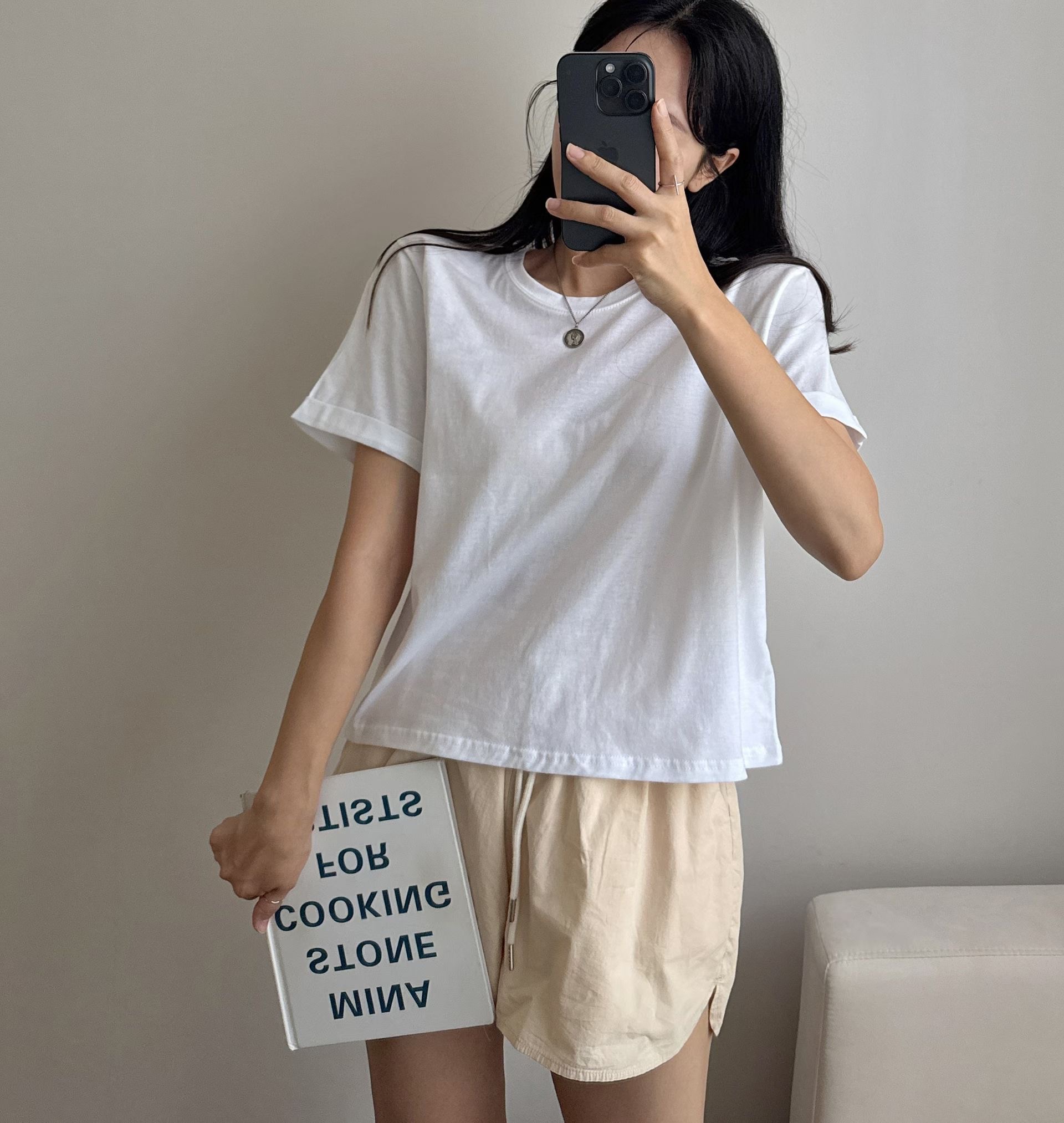 PUDDING韓國直郵實拍女士新品人氣熱賣推薦26夏季時尚T恤PUDDINGT恤圖色2