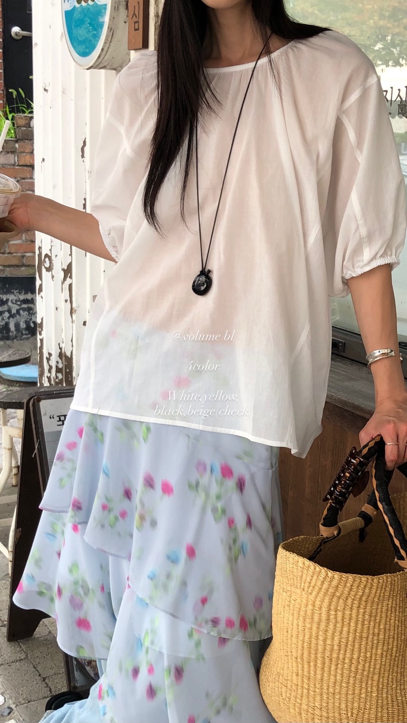 OVER RICH韓國直郵女裝新品26夏季人氣熱賣襯衫蕾絲衫寬松OVER RICH襯衫/蕾絲衫
