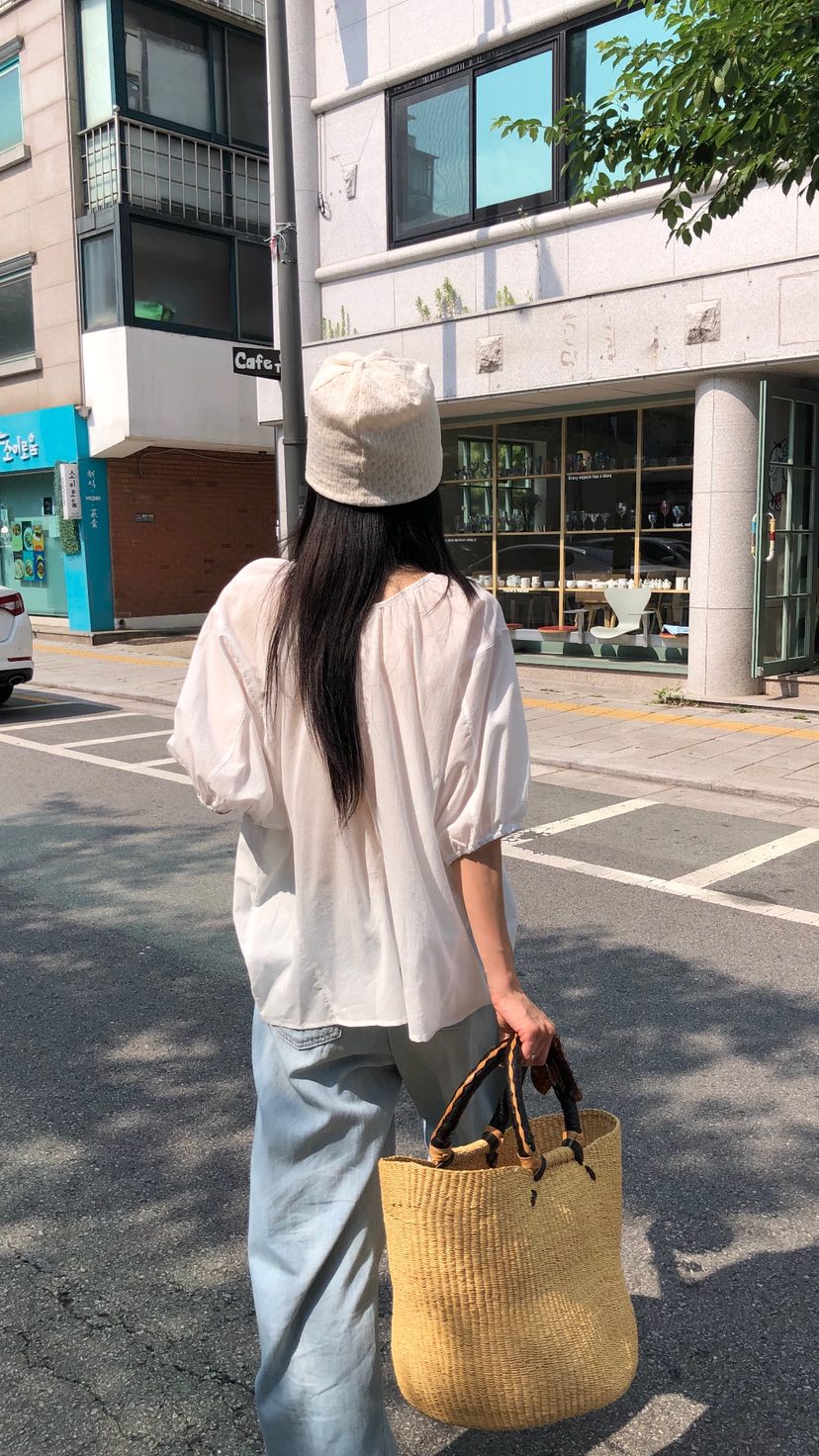 OVER RICH韓國直郵女裝新品26夏季人氣熱賣襯衫蕾絲衫寬松OVER RICH襯衫/蕾絲衫
