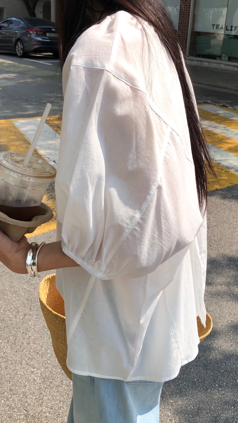 OVER RICH韓國直郵女裝新品26夏季人氣熱賣襯衫蕾絲衫寬松OVER RICH襯衫/蕾絲衫