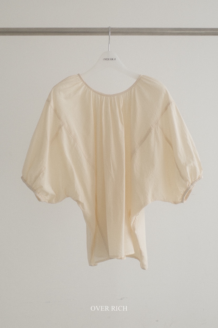 OVER RICH韓國直郵女裝新品26夏季人氣熱賣襯衫蕾絲衫寬松OVER RICH襯衫/蕾絲衫圖色1