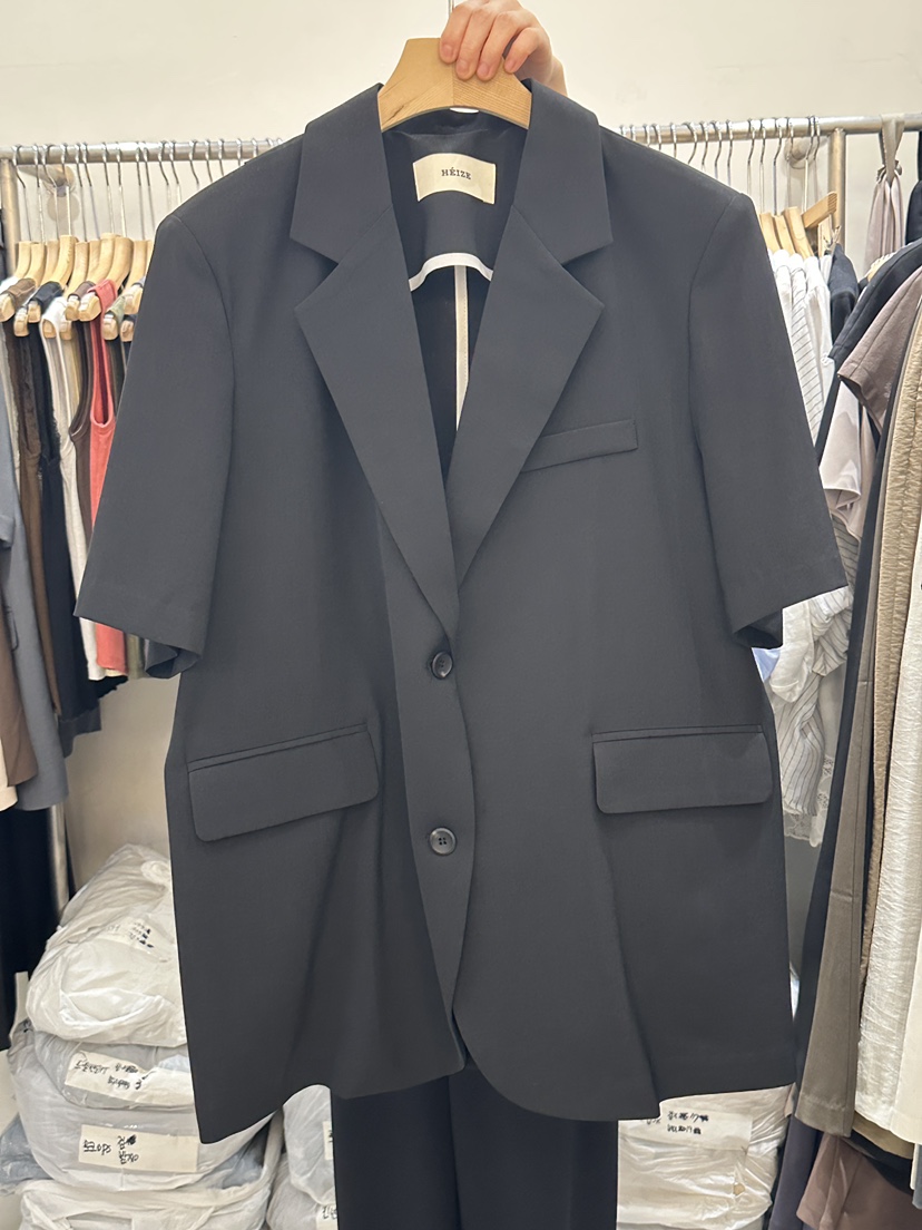 HEIZE東大門實拍韓國女裝新品26夏季人氣推薦休閑西裝西服HEIZE西裝/西服圖色4