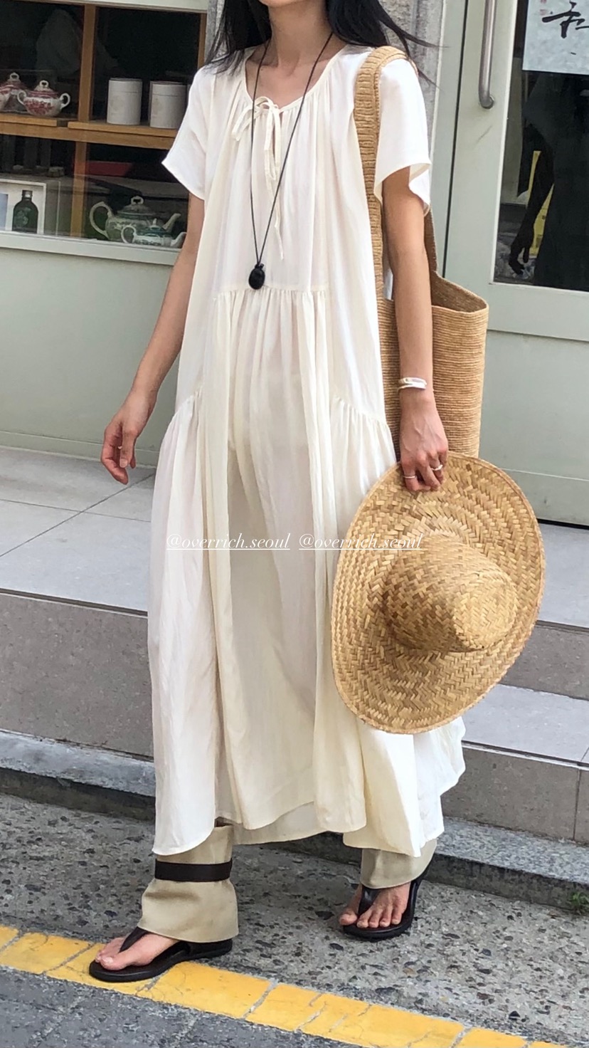 OVER RICH韓國直郵女士新品熱賣時尚休閑26夏季人氣連衣裙OVER RICH連衣裙