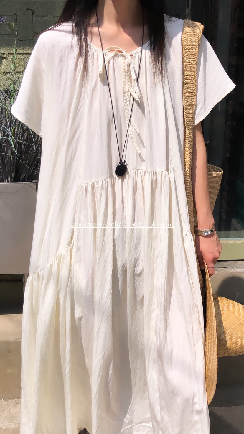 OVER RICH韓國直郵女士新品熱賣時尚休閑26夏季人氣連衣裙OVER RICH連衣裙