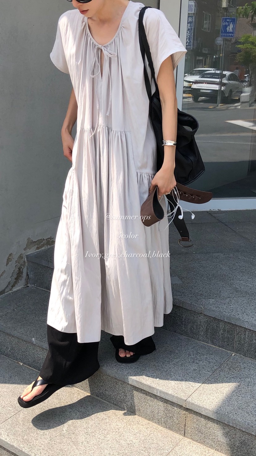 OVER RICH韓國直郵女士新品熱賣時尚休閑26夏季人氣連衣裙OVER RICH連衣裙