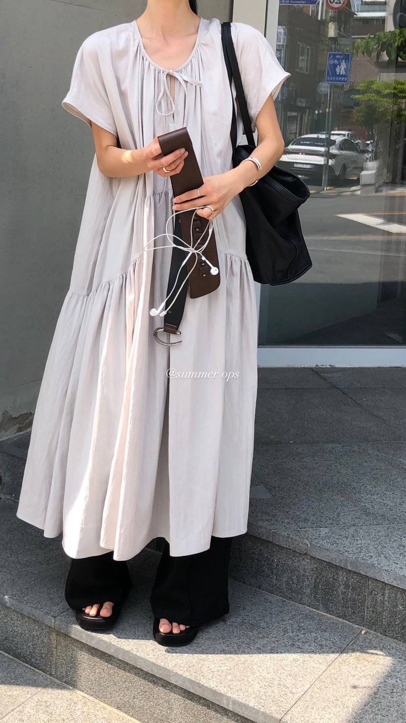 OVER RICH韓國直郵女士新品熱賣時尚休閑26夏季人氣連衣裙OVER RICH連衣裙