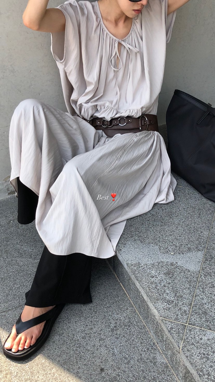OVER RICH韓國直郵女士新品熱賣時尚休閑26夏季人氣連衣裙OVER RICH連衣裙