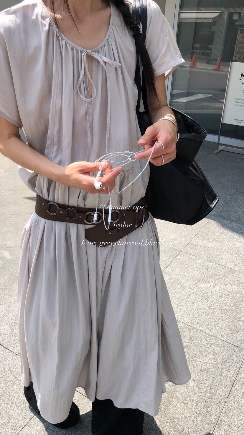 OVER RICH韓國直郵女士新品熱賣時尚休閑26夏季人氣連衣裙OVER RICH連衣裙