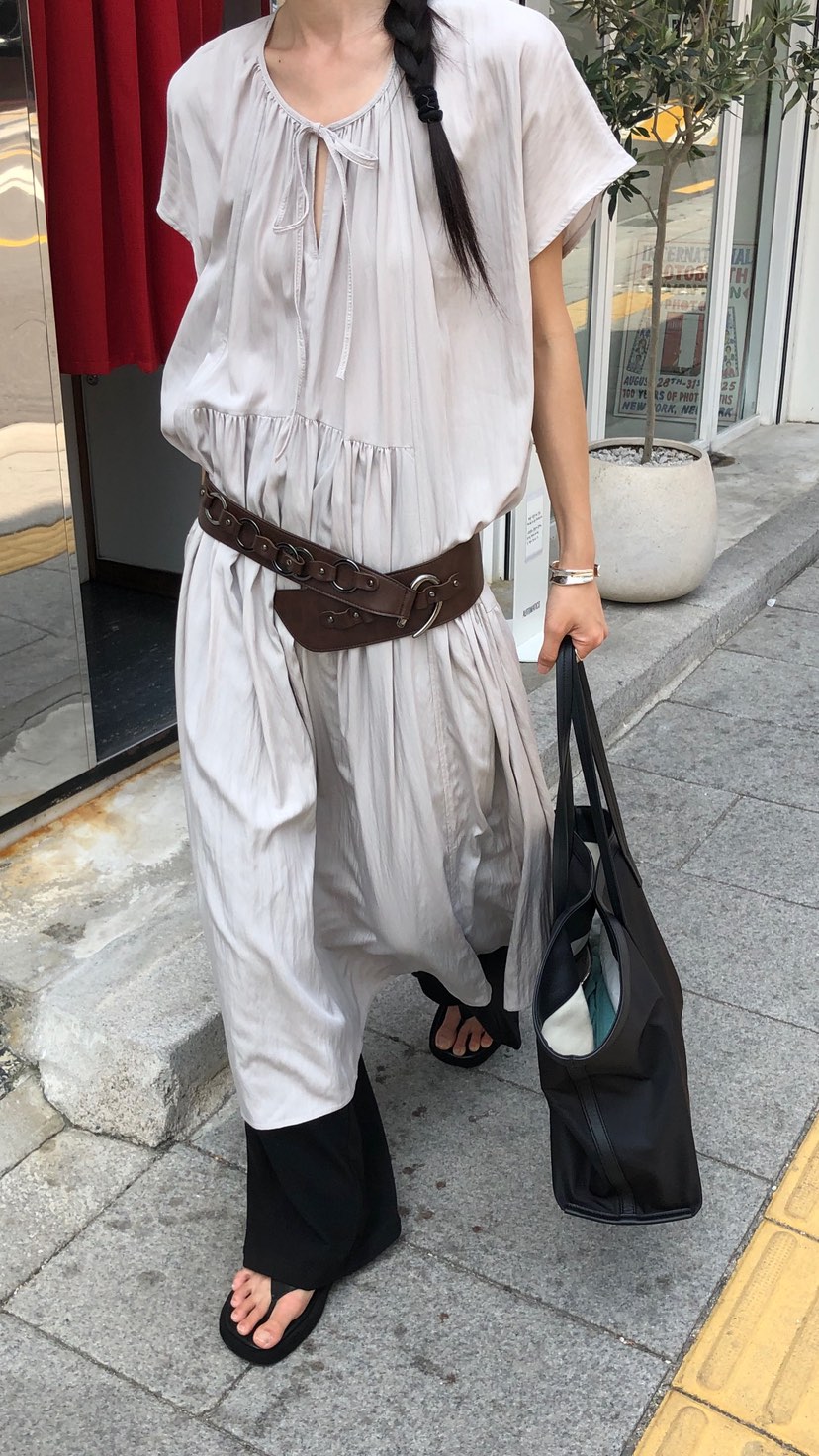 OVER RICH韓國直郵女士新品熱賣時尚休閑26夏季人氣連衣裙OVER RICH連衣裙