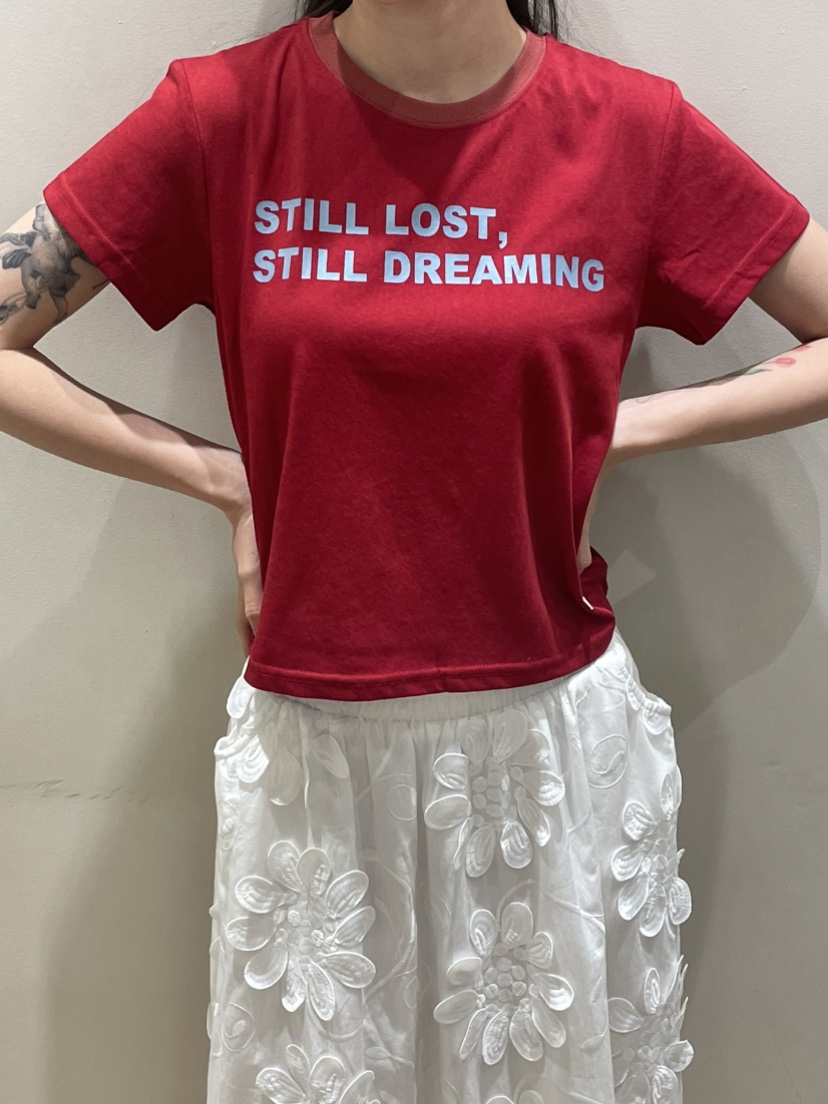 NEOUL韓國代購女裝新品休閑人氣時尚熱賣推薦26夏季T恤NEOUL/ahin雙領標簽T恤圖色2