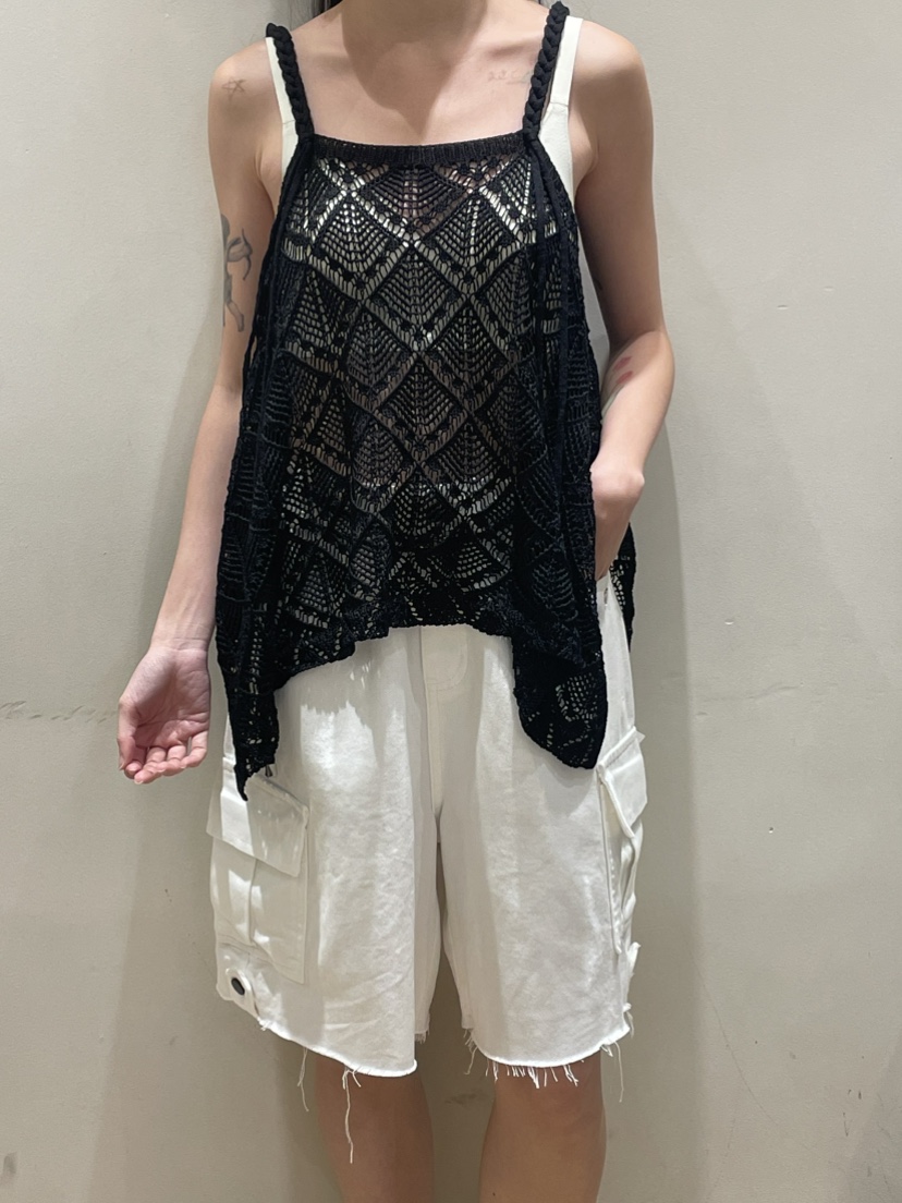 NEOUL東大門實拍韓國女士新款人氣休閑時尚吊帶背心不含內搭NEOUL/ahin雙領標簽吊帶/背心
