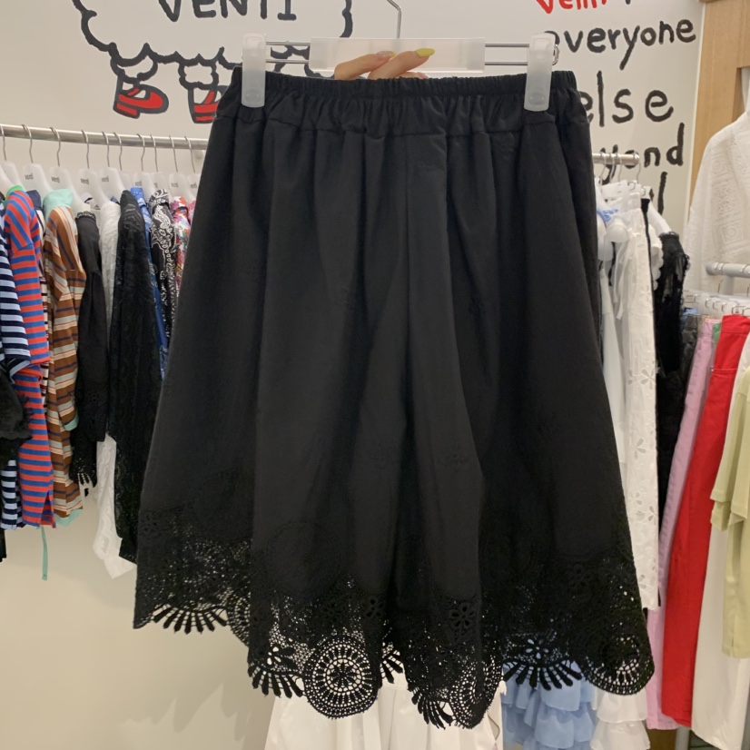 VENTI韓國直郵實拍女裝新品推薦休閑人氣熱賣時尚短褲蕾絲VENTI短褲