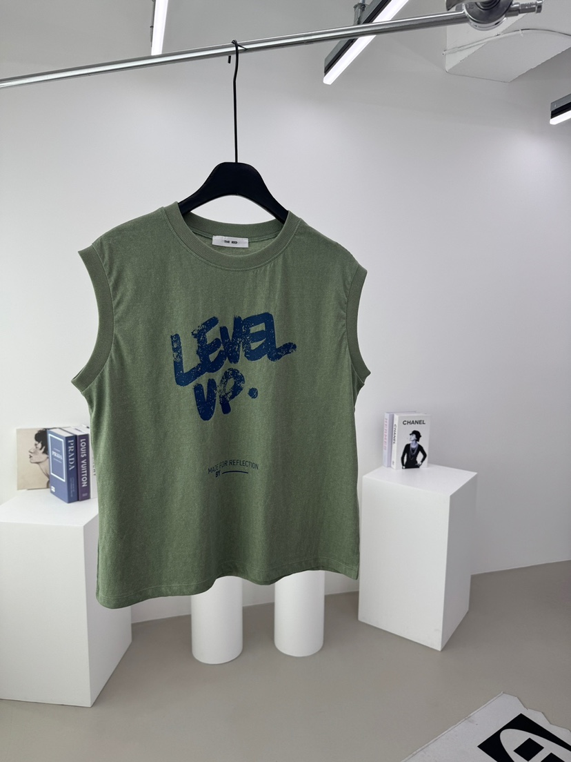 RED-A韓國直郵女士新品26夏季推薦休閑時尚吊帶背心無袖RED-A吊帶/背心圖色2