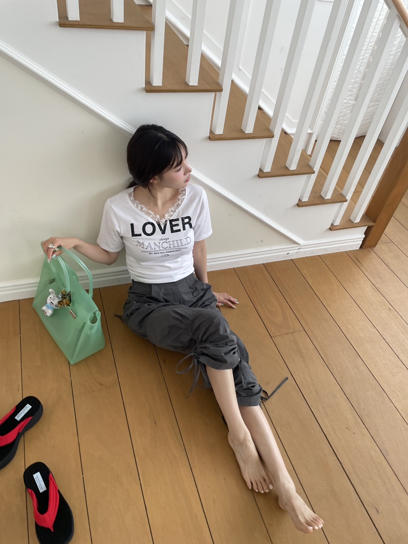 JOURNEY韓國直郵實拍女裝新款時尚人氣26夏季推薦休閑休閑褲JOURNEY休閑褲