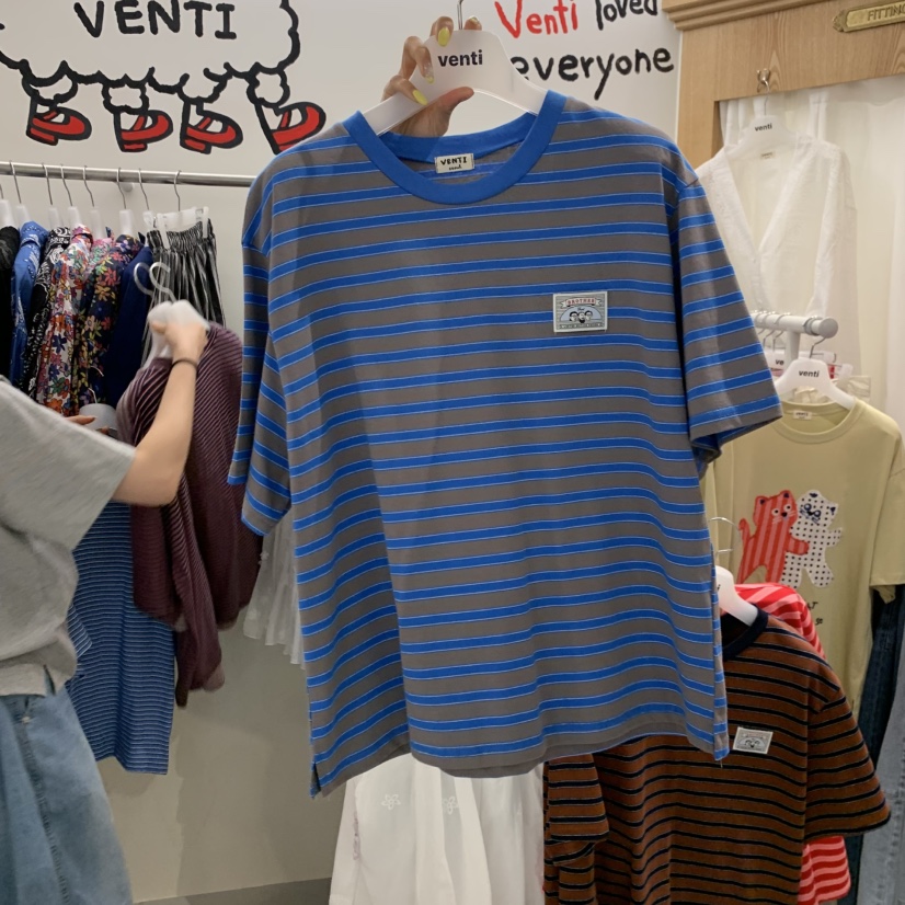 VENTI韓國直郵女士新款人氣26夏季熱賣推薦休閑時尚T恤VENTIT恤圖色2