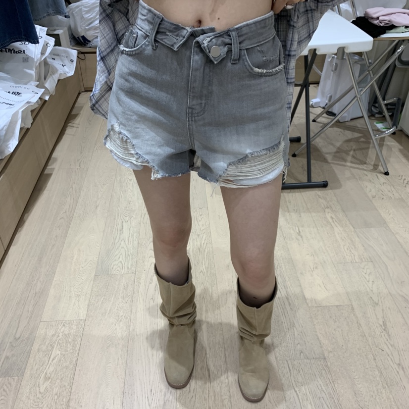 MEMOIRE東大門實拍韓國女裝新款熱賣人氣26夏季時尚休閑短褲MEMOIRE短褲圖色1