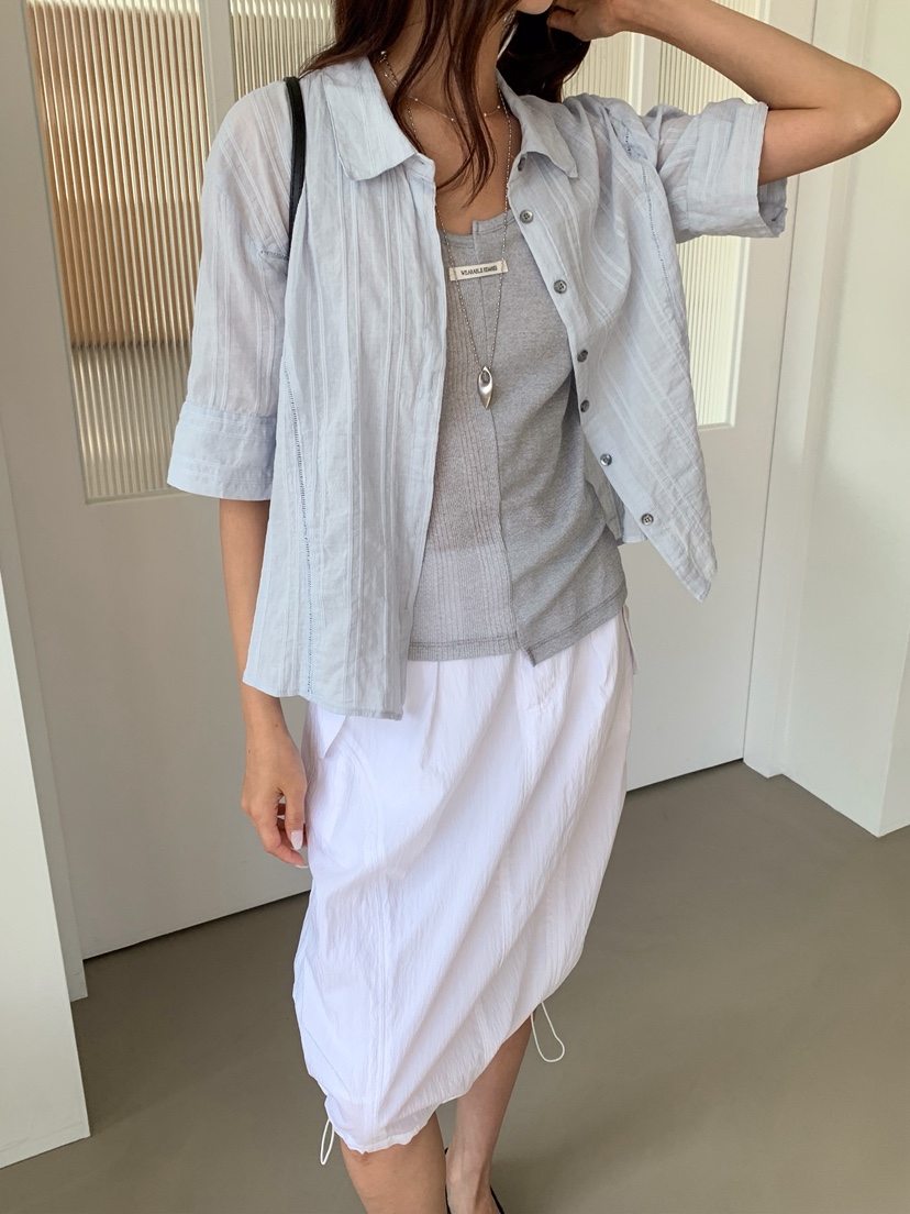 WEARABLE-L韓國直郵實拍女裝新品熱賣推薦休閑襯衫蕾絲衫WEARABLE襯衫/蕾絲衫