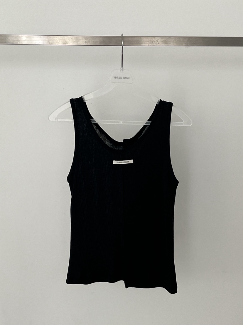 WEARABLE-L韓國東大門直郵女裝新款時尚吊帶背心開衩無袖WEARABLE吊帶/背心圖色4
