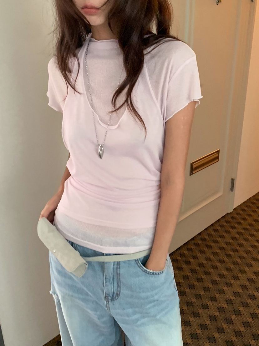 WEARABLE-L韓國代購女士新款推薦人氣休閑26夏季時尚套裝WEARABLE套裝