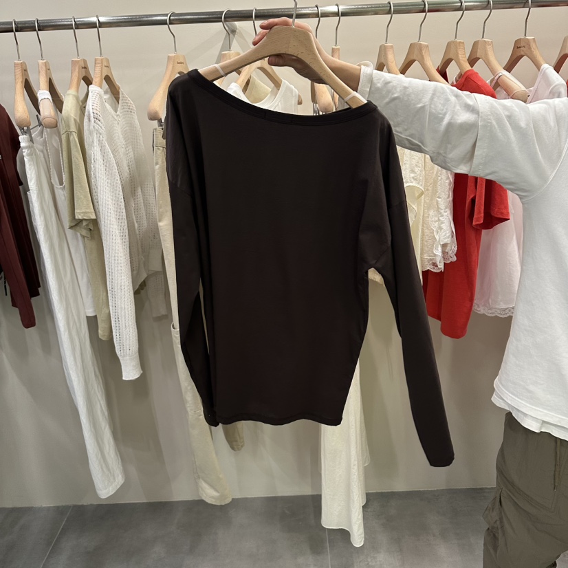 URBANSTORY/REMAKING韓國東大門代購女士新品休閑長袖T恤Remaking/URBANSTORY長袖T恤