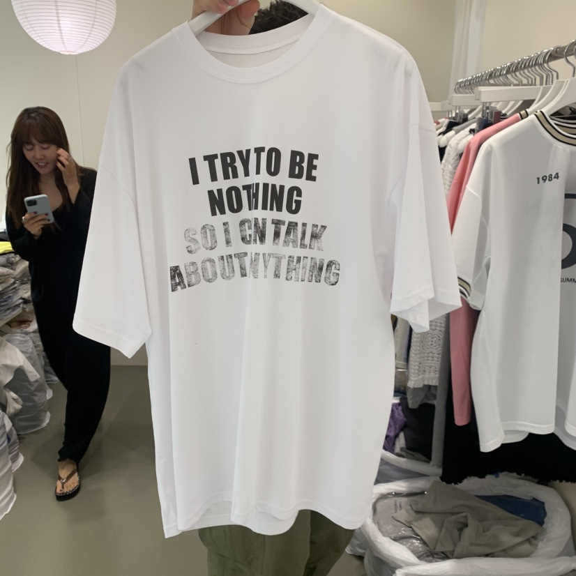 ARE韓國直郵實拍女裝新品推薦人氣26夏季時尚休閑熱賣T恤ARE YOU/ARET恤圖色1