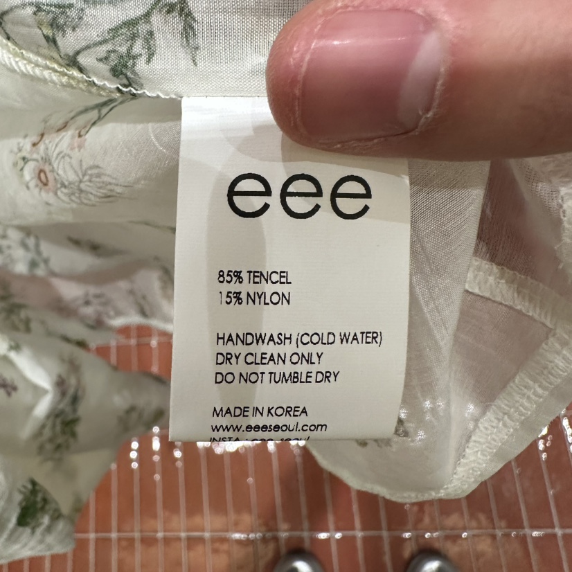 EEE韓國東大門代購女裝新款時尚人氣26夏季襯衫蕾絲衫天絲EEE襯衫/蕾絲衫