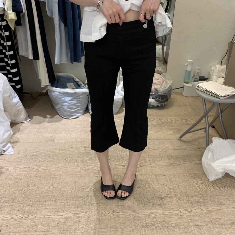 W AND J韓國直郵女裝新品26夏季休閑熱賣時尚短褲喇叭褲W AND J短褲圖色1