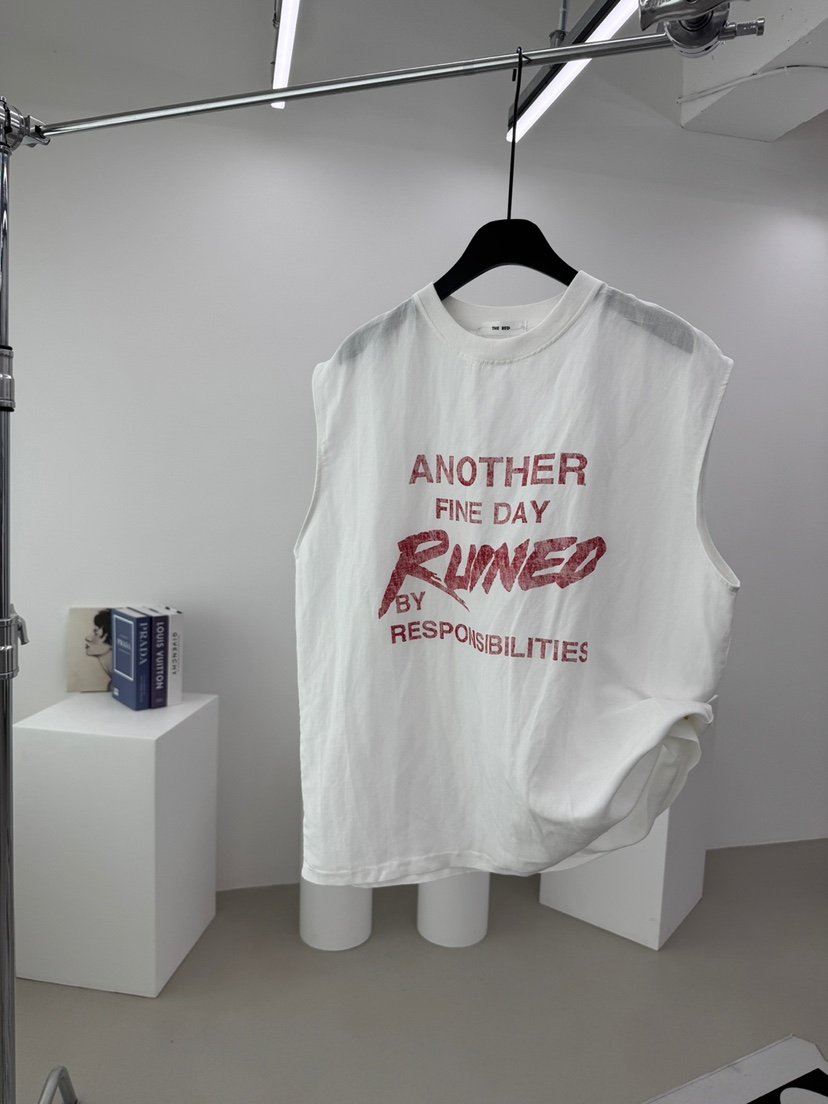 RED-A韓國直郵女士新款26夏季休閑時尚吊帶背心亞麻無袖RED-A吊帶/背心圖色1