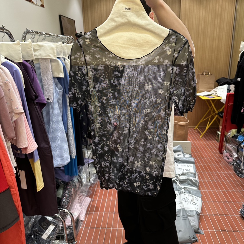 EEE韓國東大門直郵女士新品熱賣人氣時尚26夏季推薦休閑T恤EEET恤圖色2