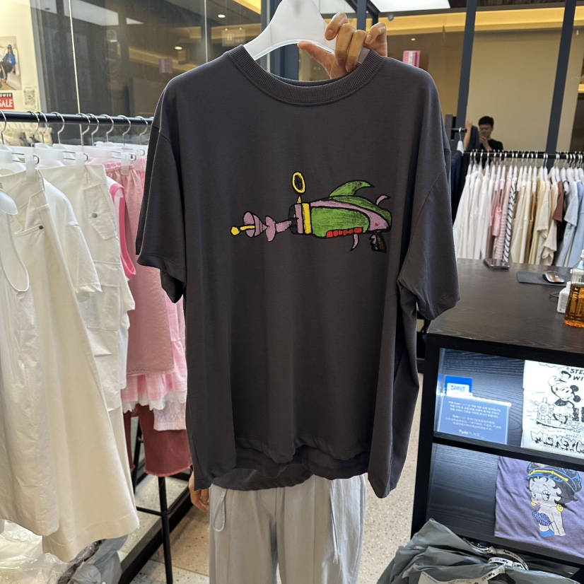 LE ETOILE東大門實拍韓國女裝新品26夏季時尚推薦熱賣T恤Le etoileT恤圖色2