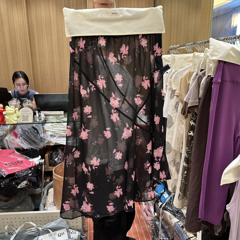 EEE韓國東大門代購女裝新品26夏季熱賣人氣時尚半身裙中短裙EEE半身裙/中短裙圖色2