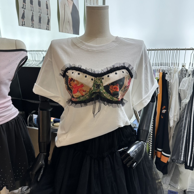 CHEAP-CHIC韓國直郵女士新款人氣時尚休閑26夏季推薦T恤CHEAP-CHIC/CHARLES THE SECONDT恤圖色1