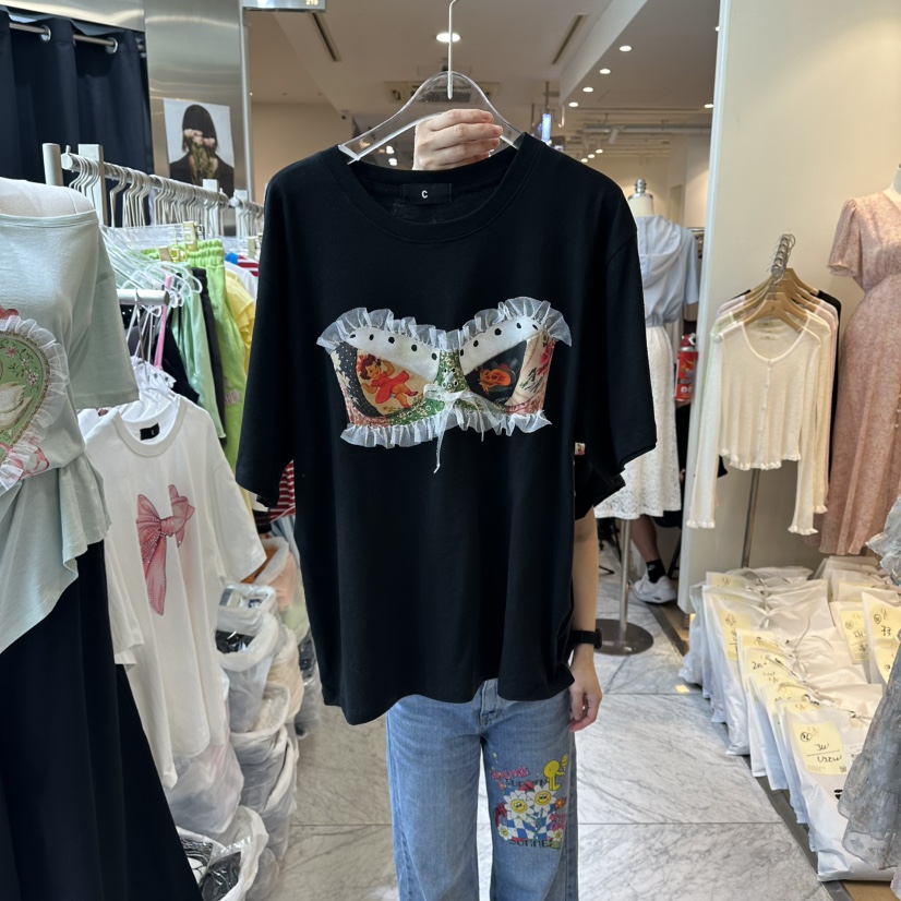 CHEAP-CHIC韓國直郵女士新款人氣時尚休閑26夏季推薦T恤CHEAP-CHIC/CHARLES THE SECONDT恤圖色2