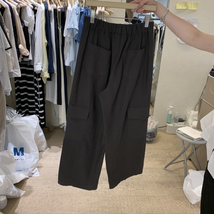 W AND J韓國直郵實拍女裝新款26夏季熱賣人氣推薦休閑褲W AND J休閑褲