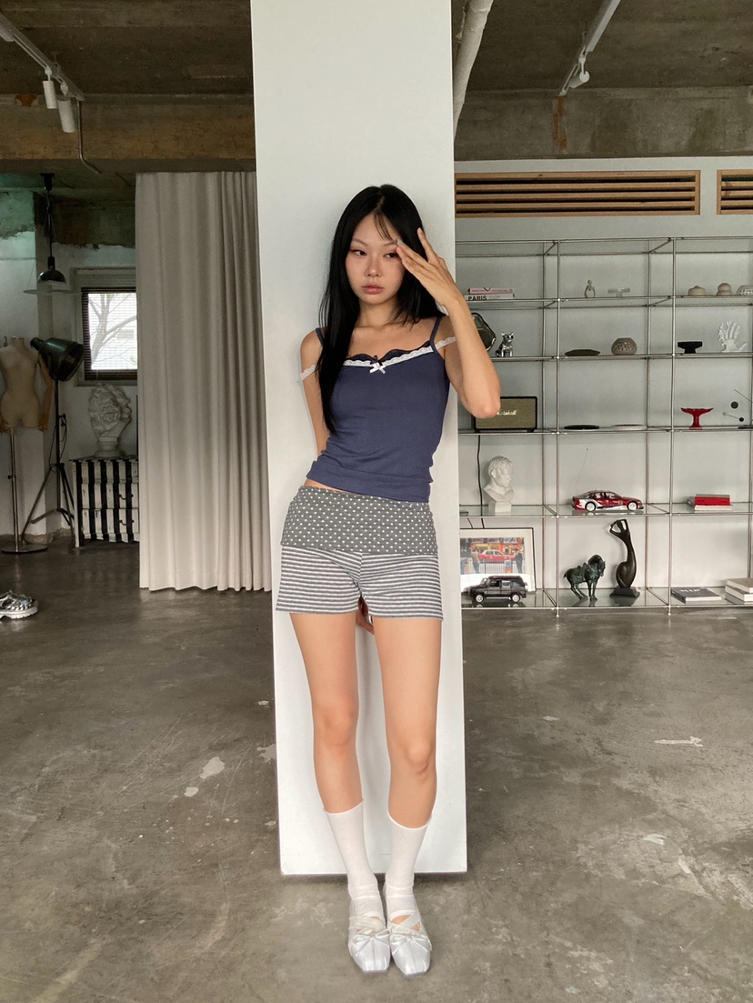 MORE THAN-P韓國直郵女裝新款推薦人氣熱賣吊帶背心無袖MORE THAN吊帶/背心