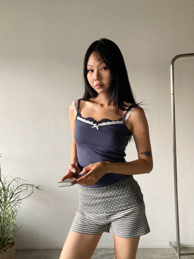 MORE THAN-P韓國直郵女裝新款推薦人氣熱賣吊帶背心無袖MORE THAN吊帶/背心
