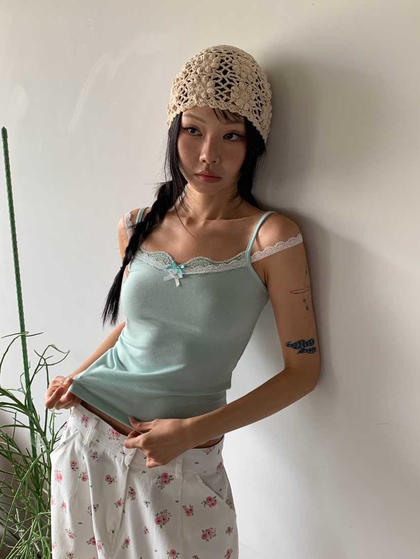MORE THAN-P韓國直郵女裝新款推薦人氣熱賣吊帶背心無袖MORE THAN吊帶/背心