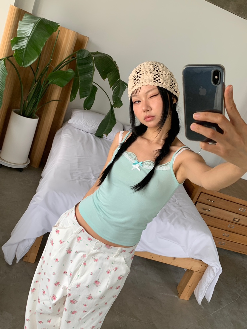 MORE THAN-P韓國直郵女裝新款推薦人氣熱賣吊帶背心無袖MORE THAN吊帶/背心