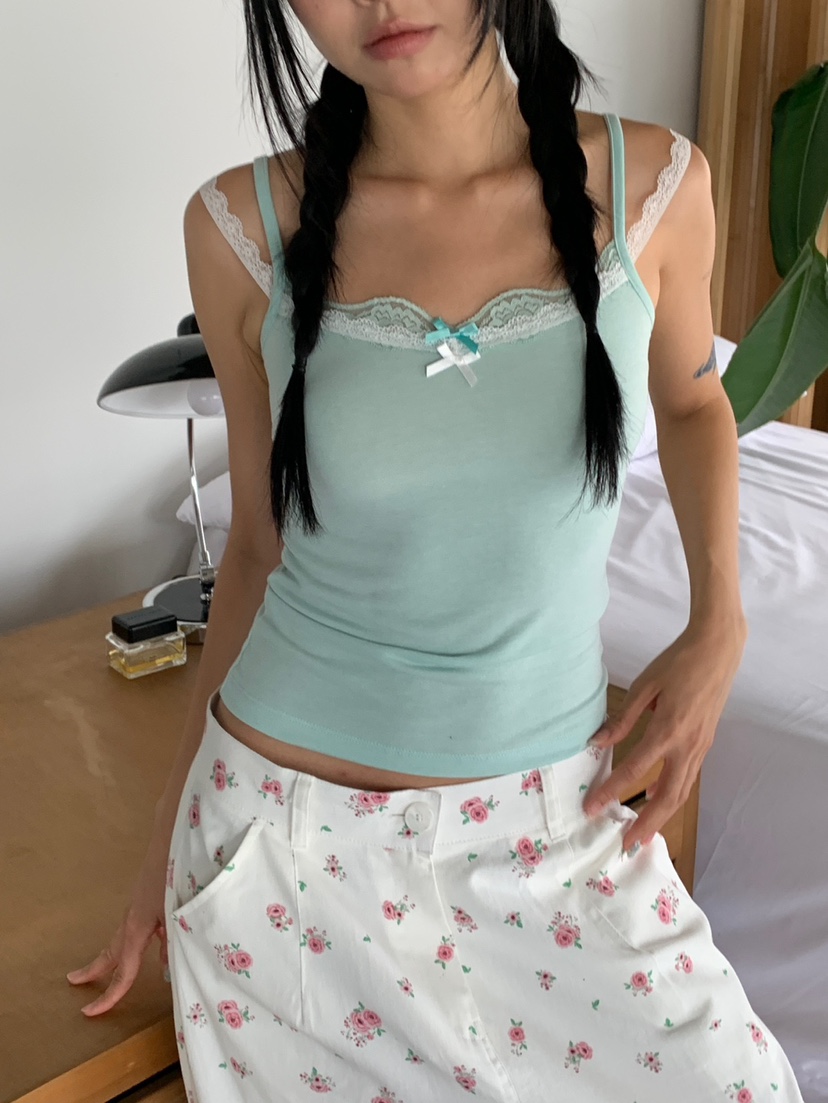 MORE THAN-P韓國直郵女裝新款推薦人氣熱賣吊帶背心無袖MORE THAN吊帶/背心