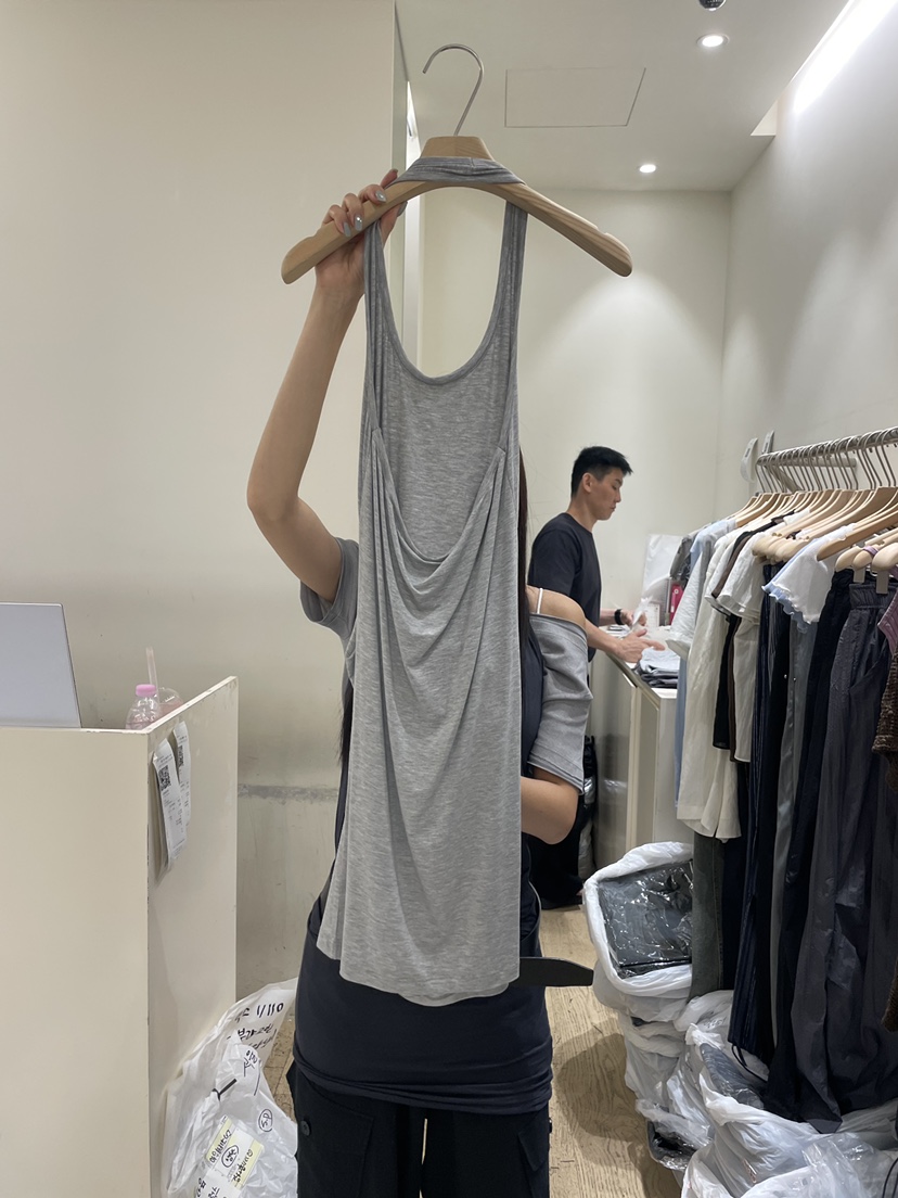 FLOWER-L韓國直郵女士新品時尚推薦休閑熱賣吊帶背心無袖FLOWER-L吊帶/背心