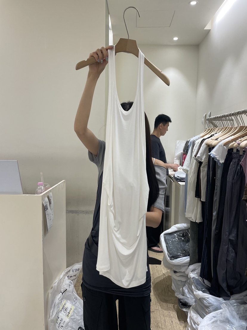 FLOWER-L韓國直郵女士新品時尚推薦休閑熱賣吊帶背心無袖FLOWER-L吊帶/背心圖色2